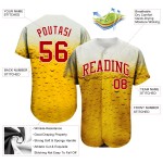 Design Bier Authentische Blase Muster 3D Jersey Custom Baseball Von Glas In