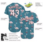 Jersey Custom 3D Baseball Weiß-Rot Authentic Teal Weihnachten Jersey Custom 3D Baseball Weiß-Rot Authentic Teal Weihnachten