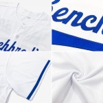 Weißes Royal Authentic Jersey Custom Baseball Weißes Royal Authentic Jersey Custom Baseball