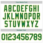 Throwback Shirt Baseball Kelly Rib-Strick Custom Green Jersey Authentic Nadelstreifen Weiß Grün-Gold Kelly Throwback Shirt Baseball Kelly Rib-Strick Custom Green Jersey Authentic Nadelstreifen Weiß Grün-Gold Kelly