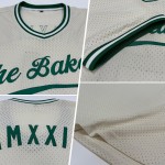 Jersey Grün-Weiß Authentic Baseball Kelly Throwback Custom Cream Jersey Grün-Weiß Authentic Baseball Kelly Throwback Custom Cream