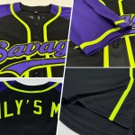 Jersey Authentic Raglan Lila-Neon Ärmel Grün Custom Baseball Schwarz Jersey Authentic Raglan Lila-Neon Ärmel Grün Custom Baseball Schwarz