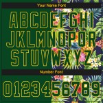 Mit Blumen Ananas Palm Baseball Muster Authentische Jersey Und Muster 3D Tropical Design Custom Blätter Mit Blumen Ananas Palm Baseball Muster Authentische Jersey Und Muster 3D Tropical Design Custom Blätter