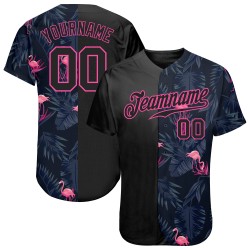 Baseball Flamingo 3D Benutzerdefiniertes authentisches Designmuster-Trikot