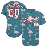 Jersey Custom 3D Baseball Weiß-Rot Authentic Teal Weihnachten Jersey Custom 3D Baseball Weiß-Rot Authentic Teal Weihnachten