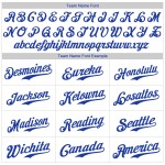 Weißes Royal Authentic Jersey Custom Baseball Weißes Royal Authentic Jersey Custom Baseball