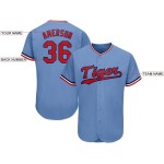 Blau Rot-Marineblau Baseball Light Custom Jersey Blau Rot-Marineblau Baseball Light Custom Jersey