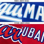 Blau Rot-Marineblau Baseball Light Custom Jersey Blau Rot-Marineblau Baseball Light Custom Jersey