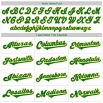Throwback Shirt Baseball Kelly Rib-Strick Custom Green Jersey Authentic Nadelstreifen Weiß Grün-Gold Kelly Throwback Shirt Baseball Kelly Rib-Strick Custom Green Jersey Authentic Nadelstreifen Weiß Grün-Gold Kelly