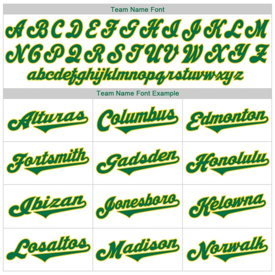 Throwback Shirt Baseball Kelly Rib-Strick Custom Green Jersey Authentic Nadelstreifen Weiß Grün-Gold Kelly Throwback Shirt Baseball Kelly Rib-Strick Custom Green Jersey Authentic Nadelstreifen Weiß Grün-Gold Kelly
