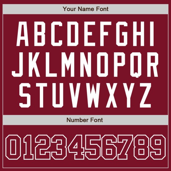Crimson Jersey Authentic Custom Baseball Crimson-Weiß Crimson Jersey Authentic Custom Baseball Crimson-Weiß