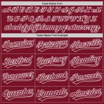 Crimson Jersey Authentic Custom Baseball Crimson-Weiß Crimson Jersey Authentic Custom Baseball Crimson-Weiß